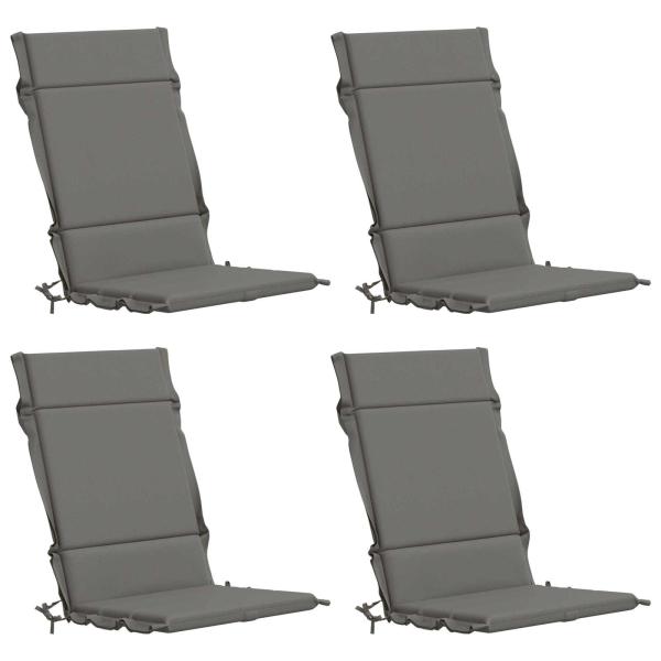 Hochlehner-Auflage GEMERT 4 stk. 100 % Polyester Grau