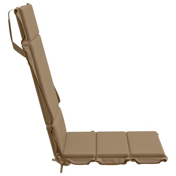 Hochlehner-Auflage GEMERT 4 stk. 100 % Polyester Taupe