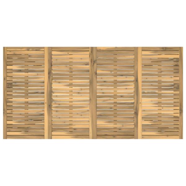 Gartentisch Weiß gewaschen 196 x 100,5 x 75 cm