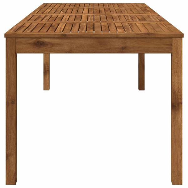 Gartentisch Natur 180 x 88,5 x 75 cm Massivholz Akazie