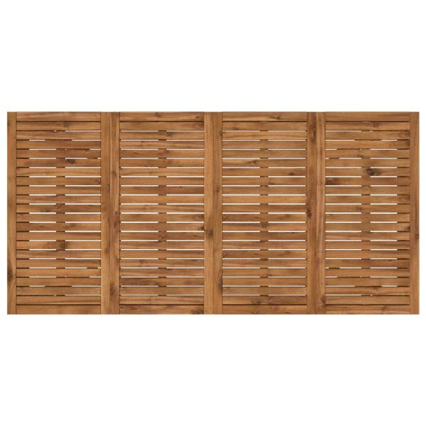 Gartentisch Natur 180 x 88,5 x 75 cm Massivholz Akazie