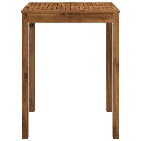 Gartenbar-Tisch LAREN Natur 80 x 80,5 x 105 cm