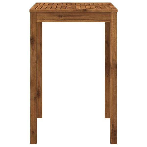 Gartenbar-Tisch Natur 70 x 68,5 x 105 cm Massivholz Akazie