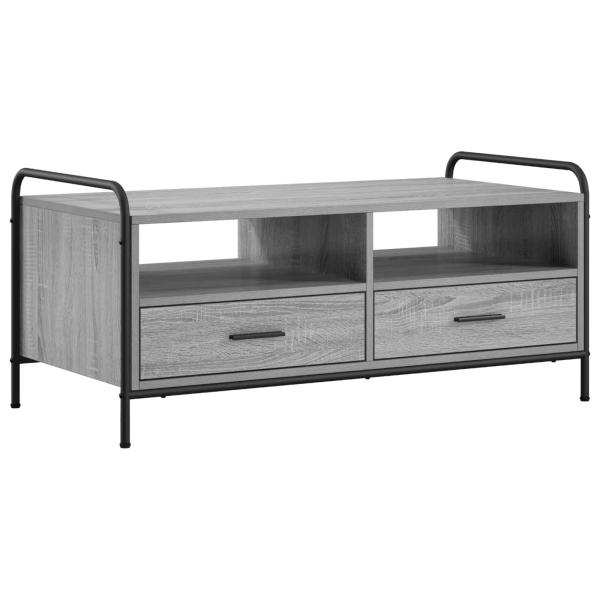 Couchtisch Sonoma-Grau 99,5 x 49 x 46 cm Holzwerkstoff