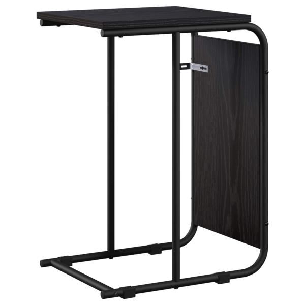 Beistelltisch Schwarz Eichen-Optik 40 x 31 x 55 cm
