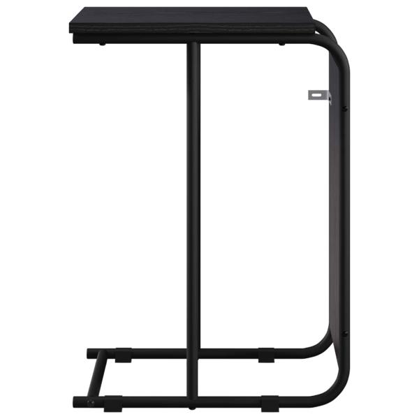 Beistelltisch Schwarz Eichen-Optik 40 x 31 x 55 cm