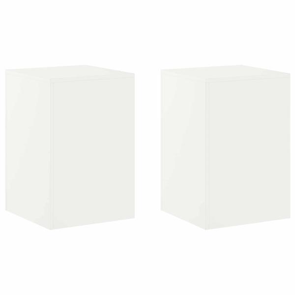 Pflanzenständer 2 pcs Weiß 40 x 40 x 60 cm Stahl