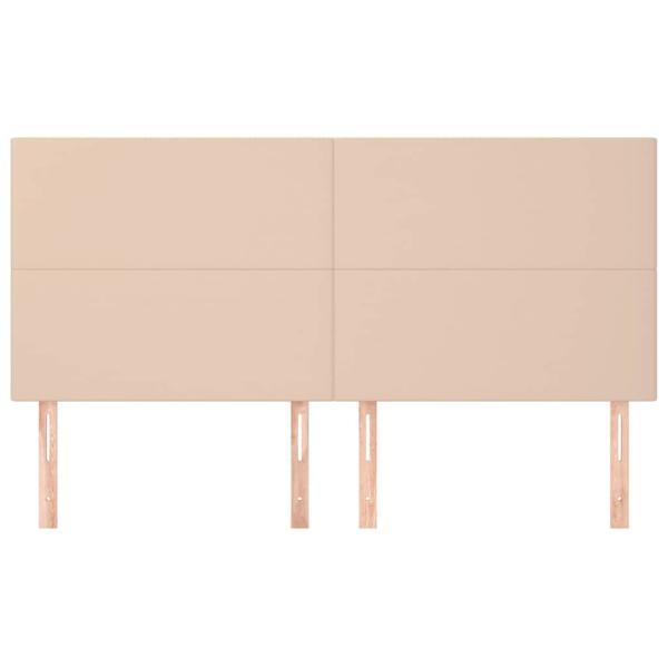 Kopfteil Cappuccino 160x5x118/128 cm Kunstleder