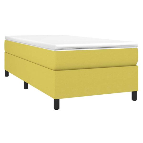 Boxspringbettgestell Grün 90x200 cm Stoff