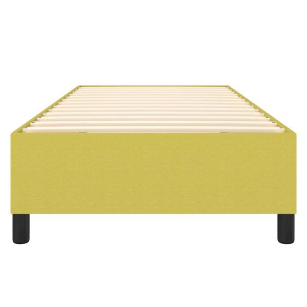 Boxspringbettgestell Grün 90x200 cm Stoff