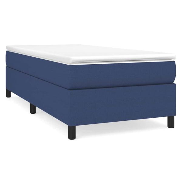 Boxspringbettgestell Blau 100x200 cm Stoff