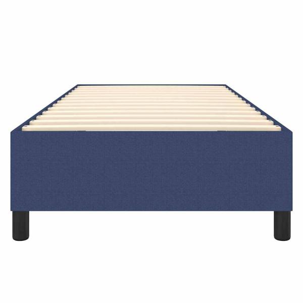 Boxspringbettgestell Blau 100x200 cm Stoff