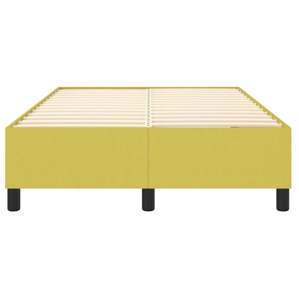 Boxspringbettgestell Grün 120x200 cm Stoff