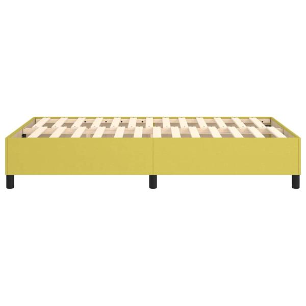 Boxspringbettgestell Grün 120x200 cm Stoff