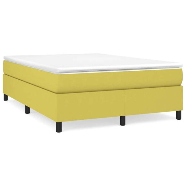 Boxspringbettgestell Grün 140x190 cm Stoff