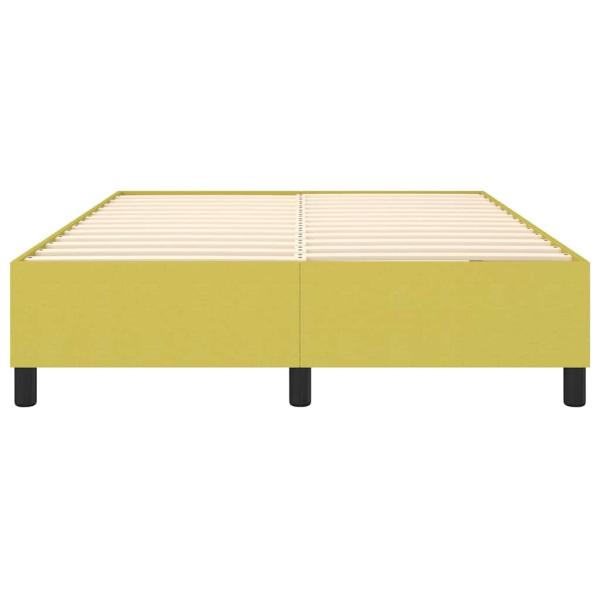 Boxspringbettgestell Grün 140x190 cm Stoff