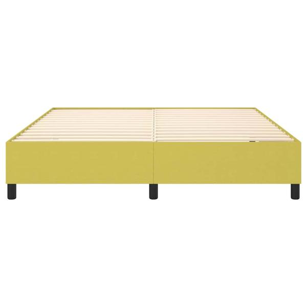 Boxspringbettgestell Grün 160x200 cm Stoff