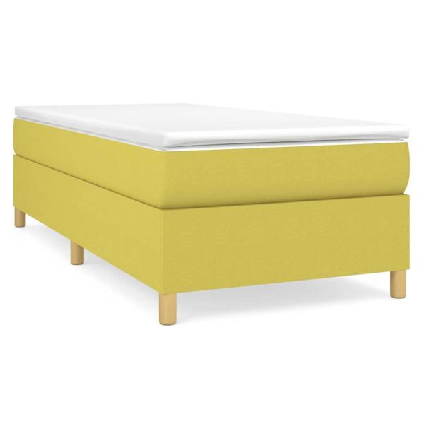 Boxspringbettgestell Grün 80x200 cm Stoff