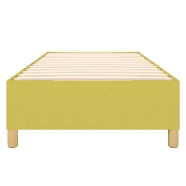 Boxspringbettgestell Grün 80x200 cm Stoff