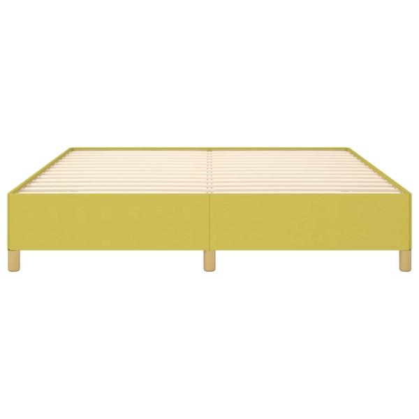 Boxspringbettgestell Grün 180x200 cm Stoff