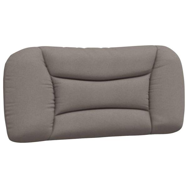 Bettgestell ohne Matratze "Hvar" Taupe 80x200 cm Stoff