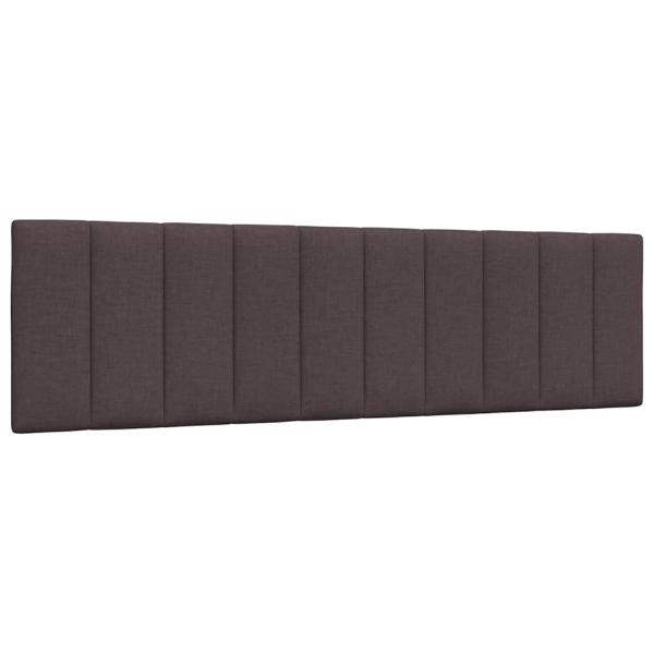 Bettgestell ohne Matratze "Hanko" Dunkelbraun 180x200 cm Stoff