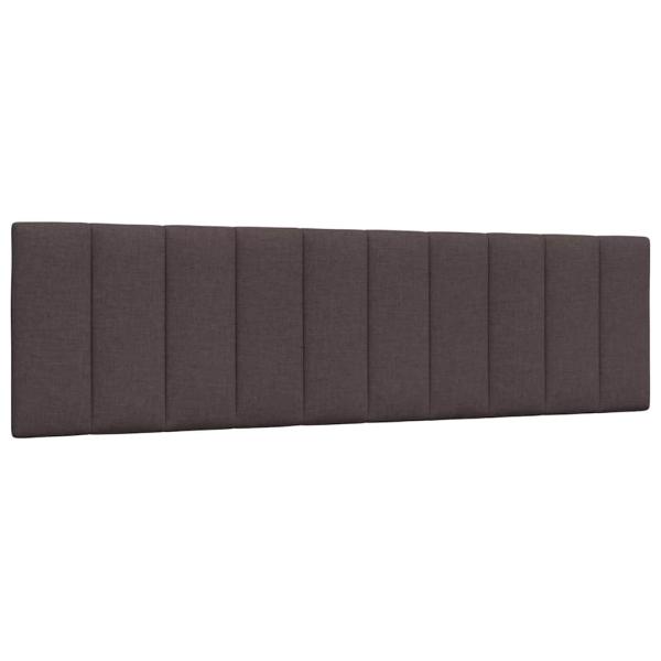 Bett mit Matratze "Hanko" Dunkelbraun 180x200 cm Stoff
