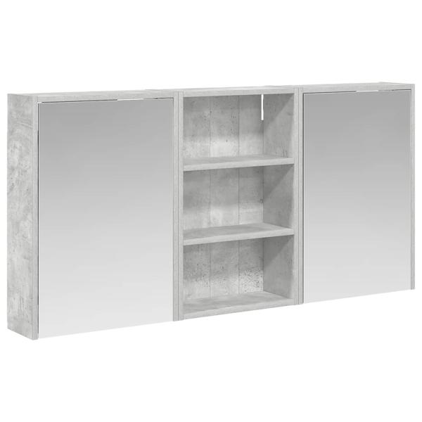 Badezimmerschrank-Set 3 stk. 126 x 16 x 62,5 cm Holzwerkstoff