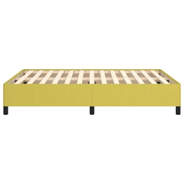 Bettgestell ohne Matratze Grün 140x200 cm Stoff