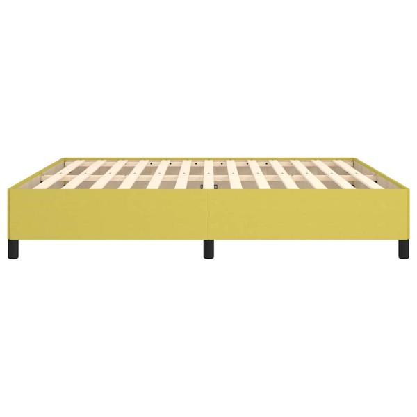 Bettgestell ohne Matratze Grün 160x200 cm Stoff