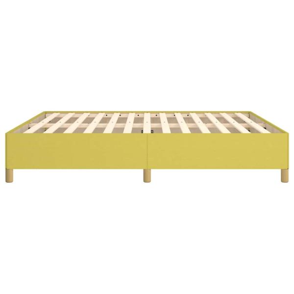 Bettgestell ohne Matratze Grün 180x200 cm Stoff
