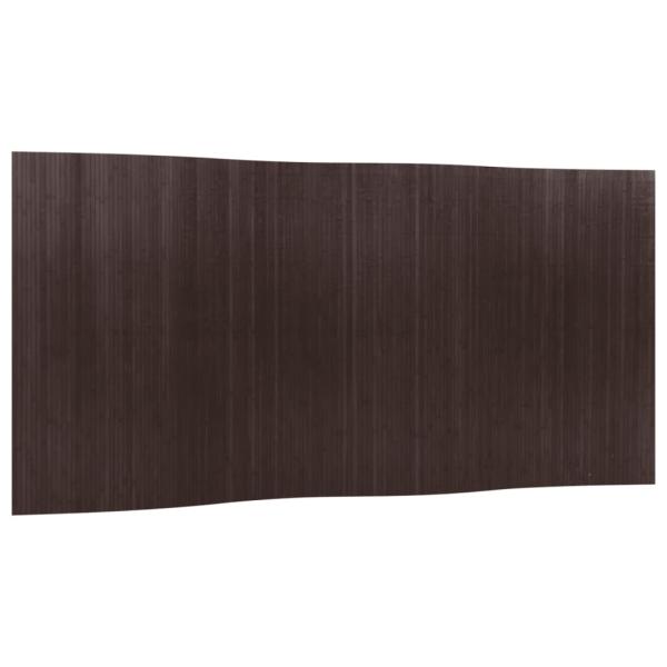 Paravent Dunkelbraun Breite 400 cm Höhe 165 cm Bambus