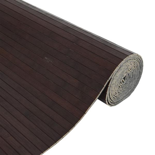 Paravent Dunkelbraun Breite 400 cm Höhe 165 cm Bambus