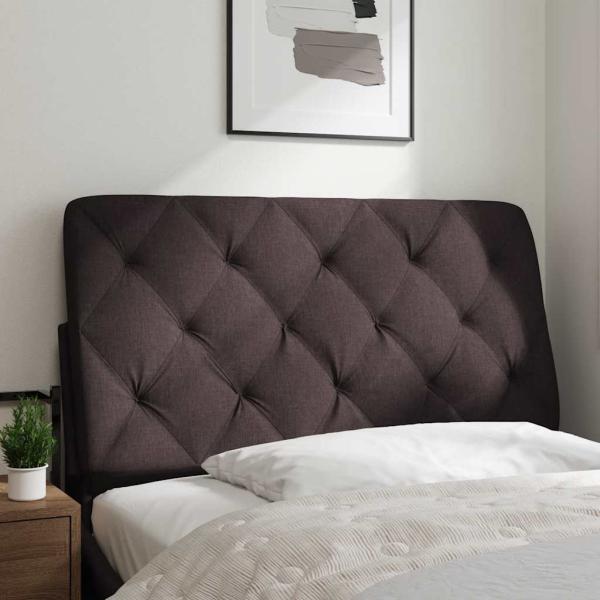 ARDEBO.de - Kopfteil-Kissen Dunkelbraun 100 cm Stoff