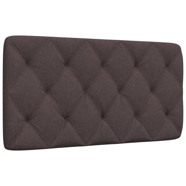 Kopfteil-Kissen Dunkelbraun 100 cm Stoff