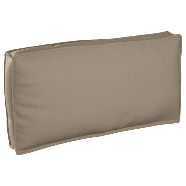 Kissen Oxford-Stoff Taupe 120 x 60 x 12 cm