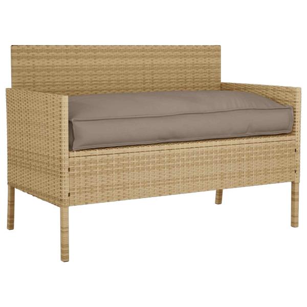 Kissen Oxford-Stoff Taupe 120 x 60 x 12 cm