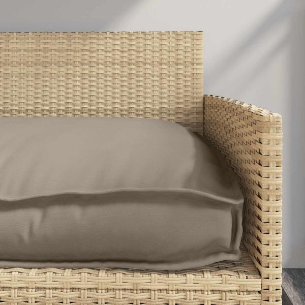 Kissen Oxford-Stoff Taupe 120 x 60 x 12 cm