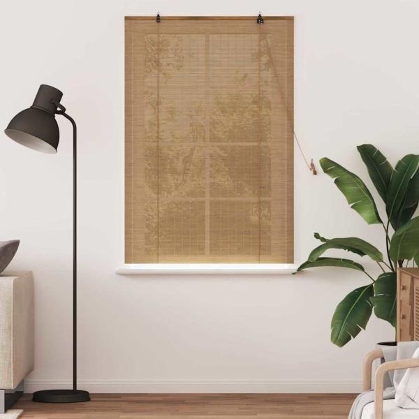 Rollo Braun 110 x 160 cm Bambus