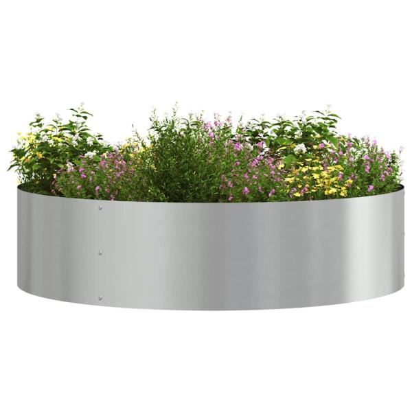 Pflanzenring 5 Stk. Silber 80 x 80 x 20 cm Verzinkter Stahl