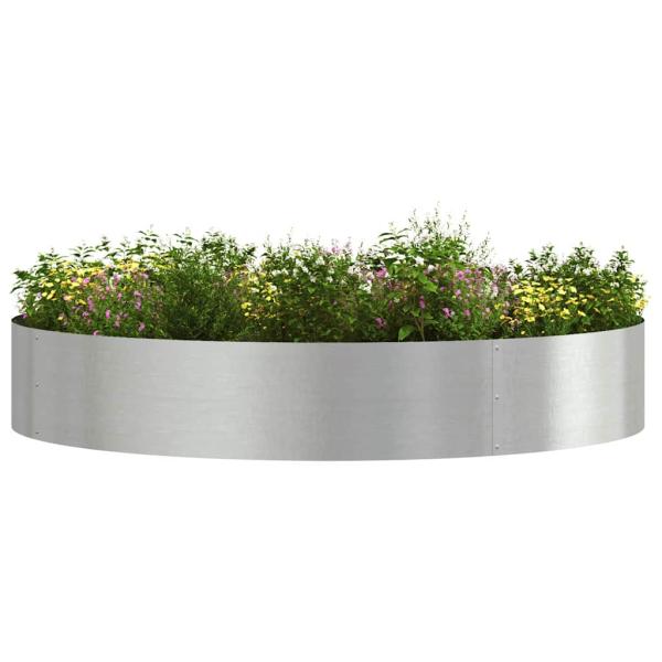 Pflanzenring 5 Stk. Silber 120 x 120 x 20 cm Edelstahl