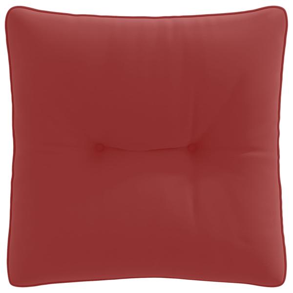R Rückenkissen PUTTEN 100 % Polyester Weinrot 40 x 40 x 10 cm