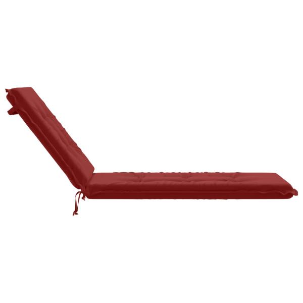 Sonnenliege Kissen GEMERT 100 % Polyester Weinrot