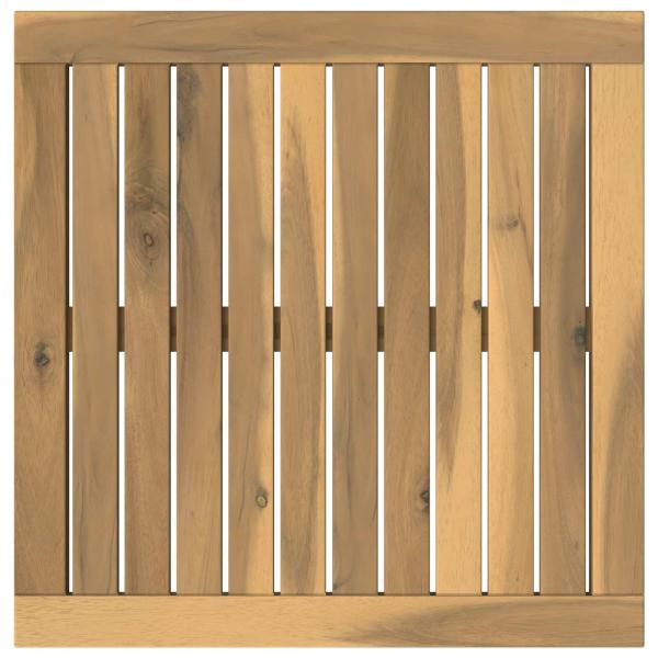 Tischplatte 48,5 x 49 x 2 cm Rechteckig Massives Akazienholz