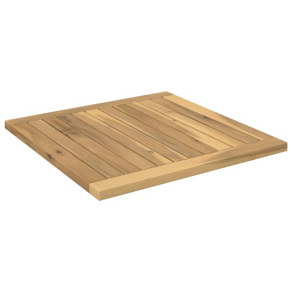 Tischplatte 48,5 x 49 x 2 cm Rechteckig Massives Akazienholz