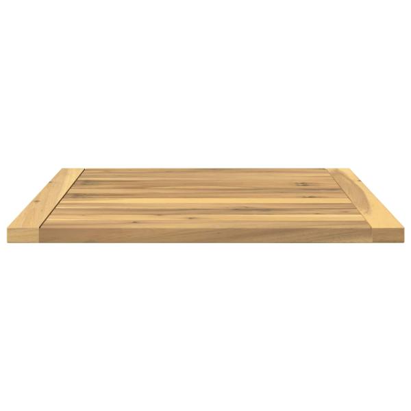 Tischplatte 48,5 x 49 x 2 cm Rechteckig Massives Akazienholz