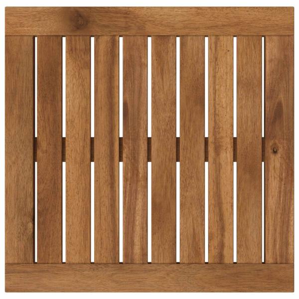 Tischplatte 40,5 x 40 x 2 cm Rechtwinklig Massives Akazienholz