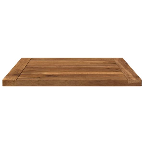 Tischplatte 40,5 x 40 x 2 cm Rechtwinklig Massives Akazienholz