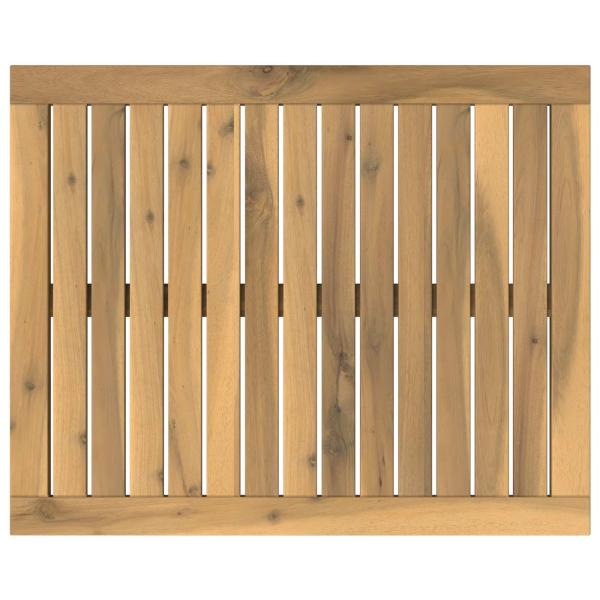 Tischplatte 60,5 x 49 x 2 cm Rechteckig Massives Akazienholz
