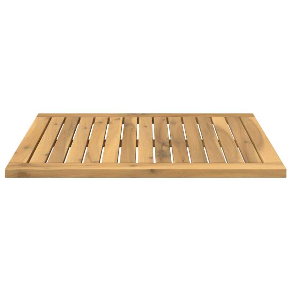 Tischplatte 60,5 x 49 x 2 cm Rechteckig Massives Akazienholz
